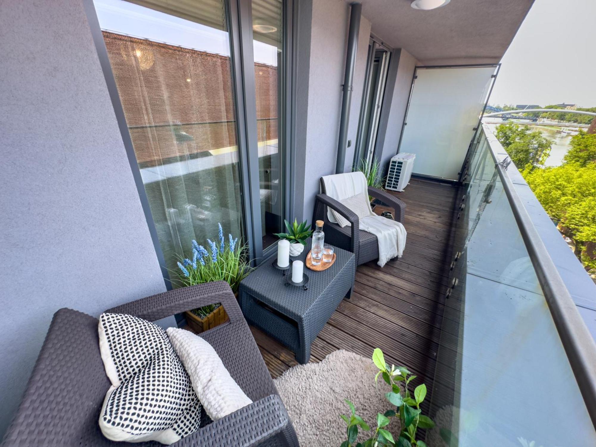 קרקוב Nadwislanska Przystan Apartament Z Widokiem Na Wisle מראה חיצוני תמונה
